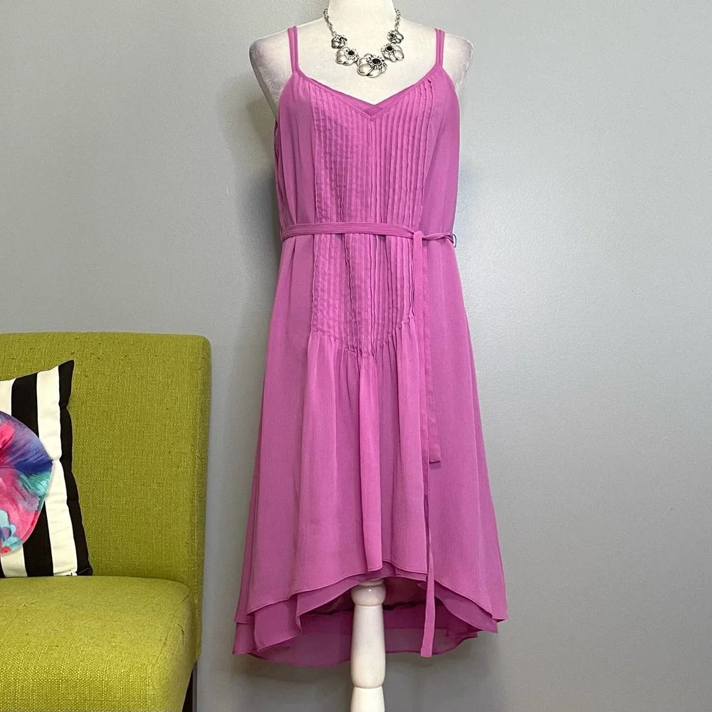 whbm pink dress WHBM White House Black Market Womens Light Pink Dress Size XS